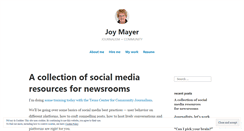 Desktop Screenshot of joymayer.com