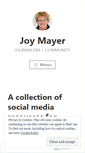 Mobile Screenshot of joymayer.com