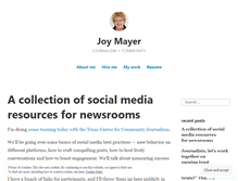 Tablet Screenshot of joymayer.com